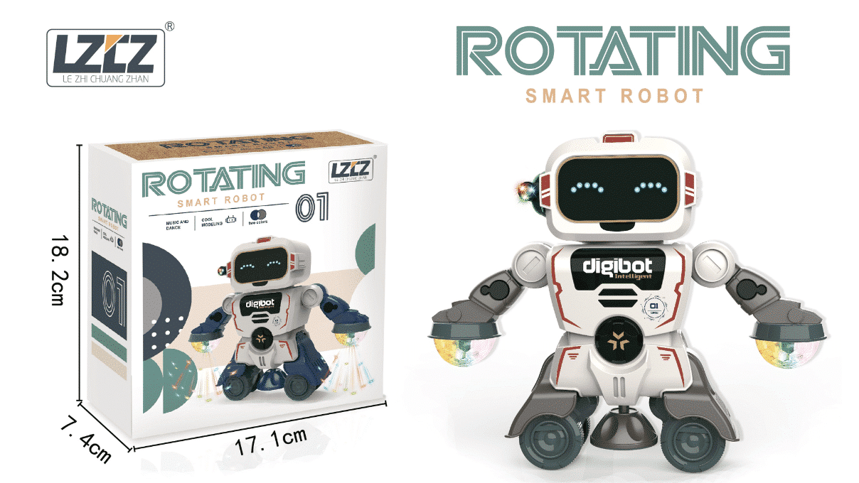 Engaging and Colorful Dancing Robot Toy for Kids - Music, Movement, and Flashing Lights Enhance Skills and Playtime - Made from Quality ABS Material - Perfect Gift! 6678 - Image 2