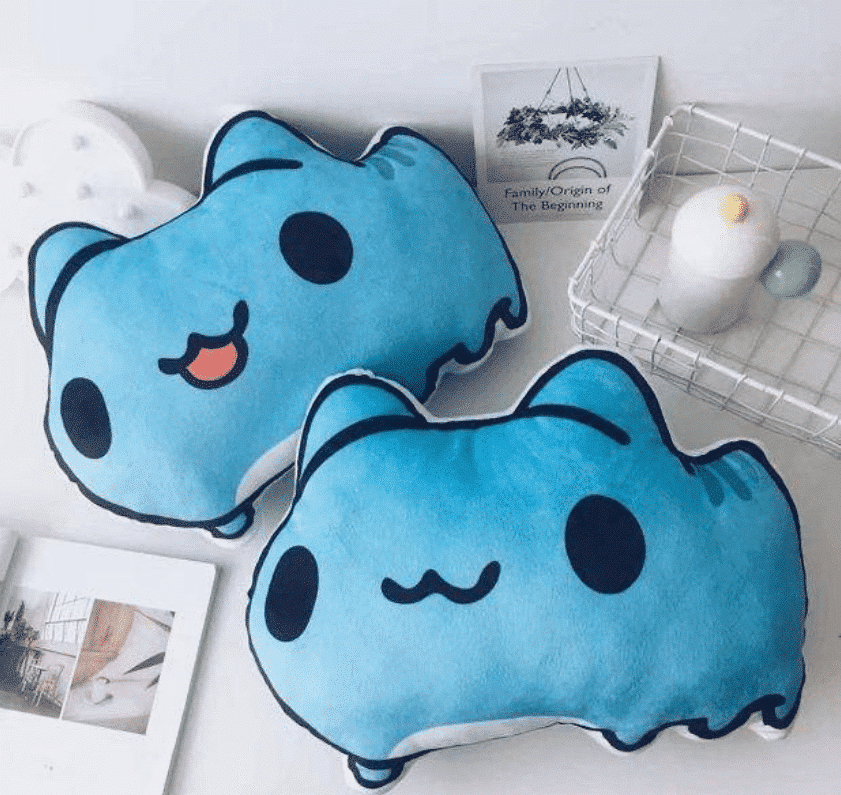 Huggable Bugcat Capoo Plush Throw Pillow: Soft, Cute, and Elastic - Ideal Gift for Kids, Couples, and Friends!