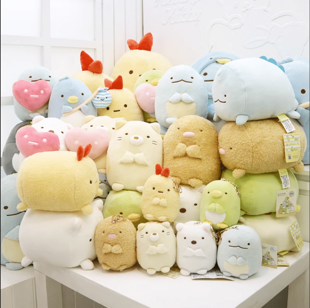 Huggable Sumikko Gurashi Plush: Soft, Cute, and Elastic - Ideal Gift for Kids, Couples, and Friends!