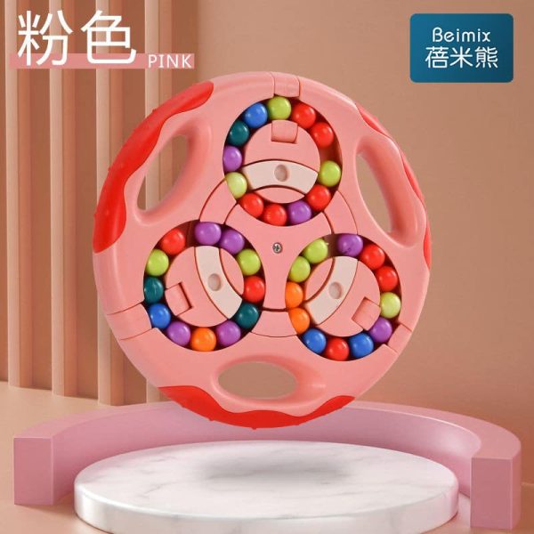 BIG Magic Bean Finger Cube Spinning Toy: Enhance Focus and Fun, High-Quality ABS, Dual-Sided Design, Intellectual Development - Perfect Stress Relief and Novel Gift! - Image 7