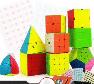 Customizable Experience: Select from Various Sizes, Adjust Tightness, and Enjoy Stable Control - High-Quality ABS Construction, Upgraded Stickers - QY SpeedCube Magic Cube Collection!