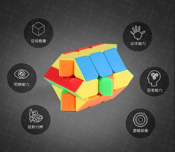 Experience Lightning-Fast Turns with Moyu/Meilong Beginner Smooth Rubik Magic Cube: Super Smooth, Anti-Stick Design, and Vibrant Thermal Transfer Colors! - Image 4