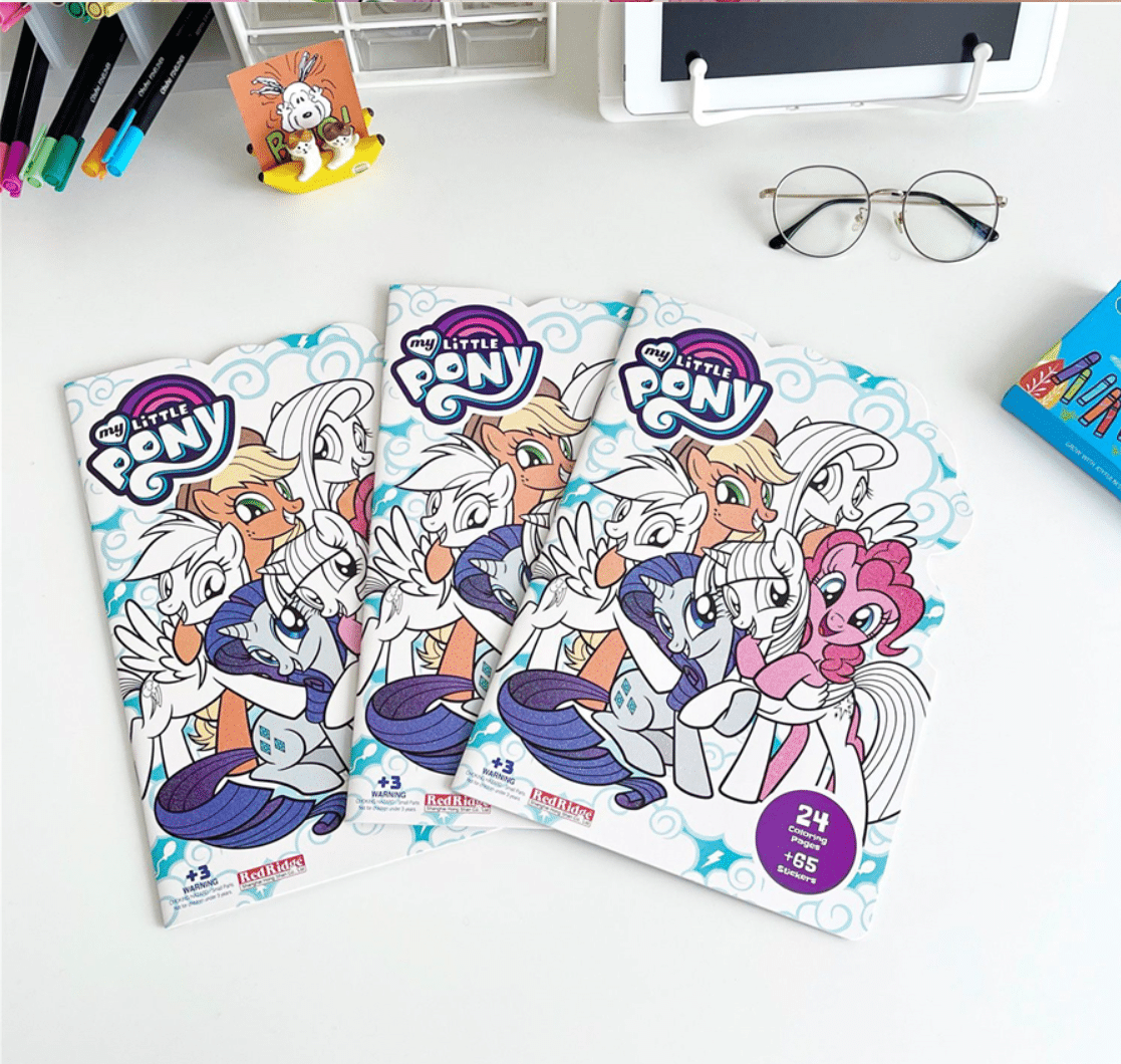 My Little Pony Art Sets - Fuel Creativity with Coloring Pages, Stickers, and Favorite Characters - Perfect Gift for Kids 3 and Up!