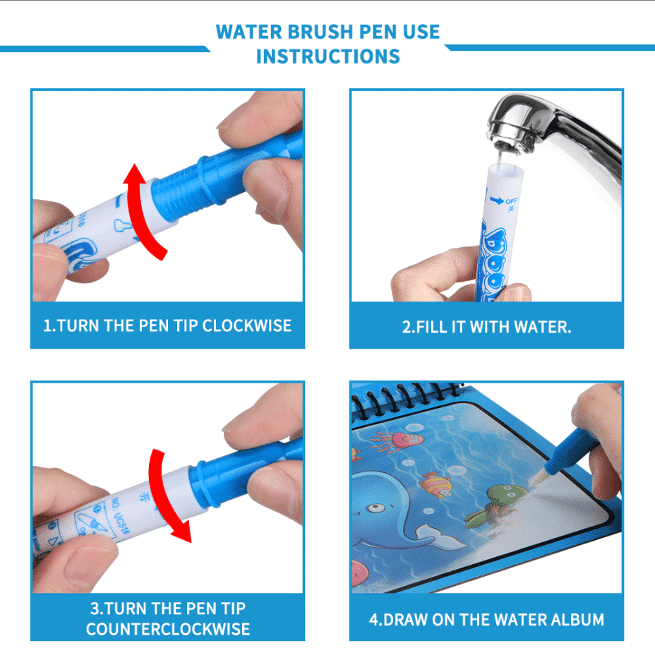 Mess-Free Drawing Book - Endless Reusable Fun: Unleash Creativity and Motor Skills - Ideal for Gifts, Party Favors, and Educational Play! - Image 3