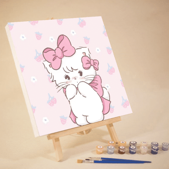 Create Masterpieces Effortlessly with Premium Paint-by-Numbers Kit – High-Quality Canvas, Environmentally-Friendly Paints, and Easy-to-Follow Instructions Included! Cartoon - Image 9