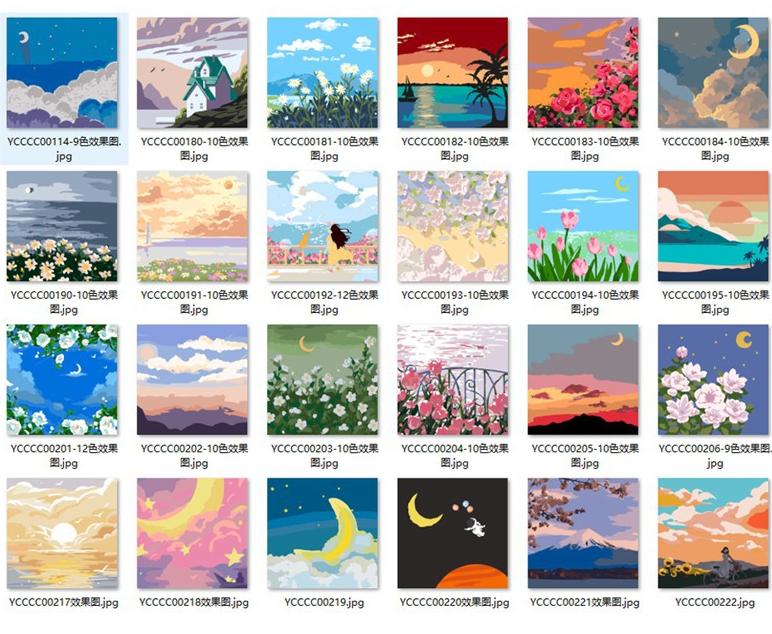 Create Masterpieces Effortlessly with Premium Paint-by-Numbers Kit - High-Quality Canvas, Environmentally-Friendly Paints, and Easy-to-Follow Instructions Included Scenes