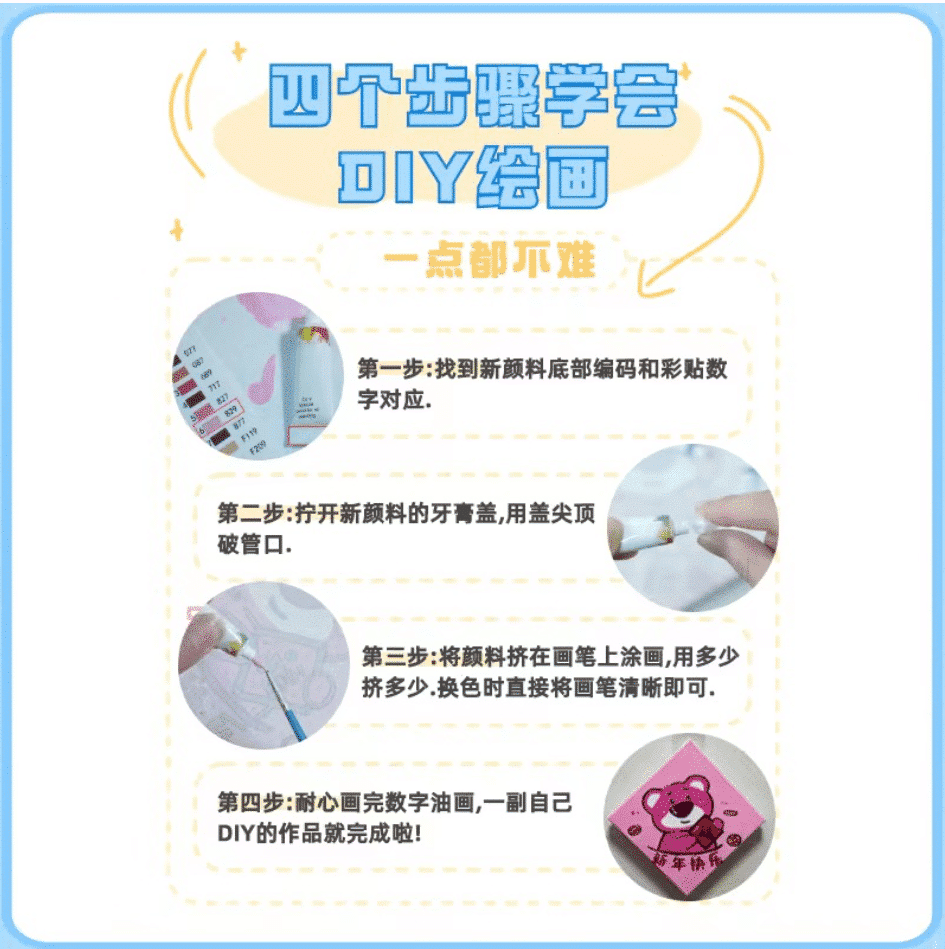 Create Masterpieces Effortlessly with Premium Paint-by-Numbers Kit - High-Quality Canvas, Environmentally-Friendly Paints, and Easy-to-Follow Instructions Included Scenes - Image 4