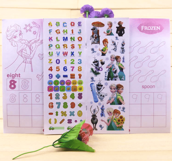 Unlock Creativity and Learning with our 123 Activity Books! Bursting with Beloved Cartoon Characters, Worksheets, Stickers, and Endless Fun - Perfect for Ages 3 to 7 - Image 3