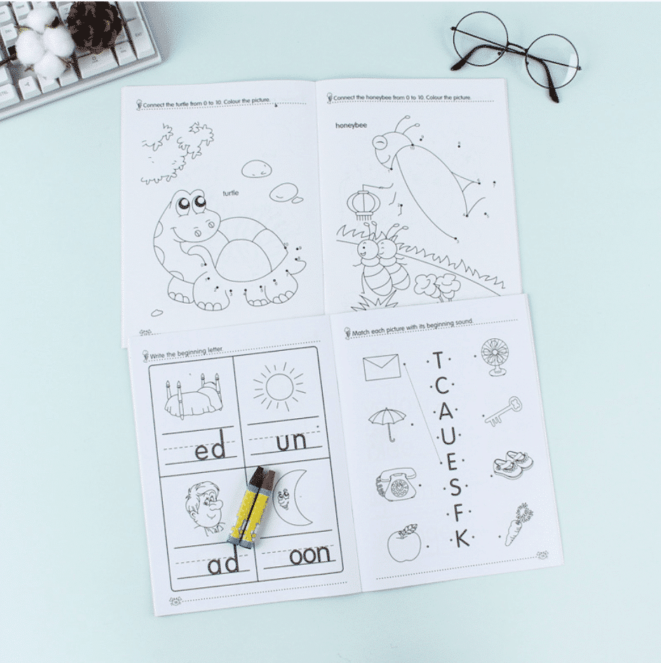 Spark Creativity and Learning with Learn & Play Books - Alphabet, Numbers, Dot-to-Dot, Mazes, and Stickers - Perfect for Ages 3 to 7! - Image 5