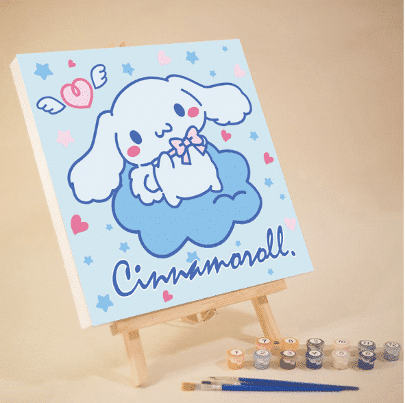 Create Masterpieces Effortlessly with Premium Paint-by-Numbers Kit – High-Quality Canvas, Environmentally-Friendly Paints, and Easy-to-Follow Instructions Included! Cartoon - Image 6