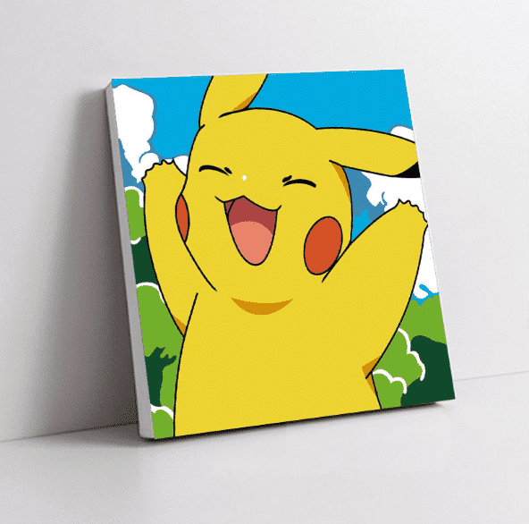 Create Masterpieces Effortlessly with Premium Paint-by-Numbers Kit – High-Quality Canvas, Environmentally-Friendly Paints, and Easy-to-Follow Instructions Included! Pikachu (Random) - Image 7