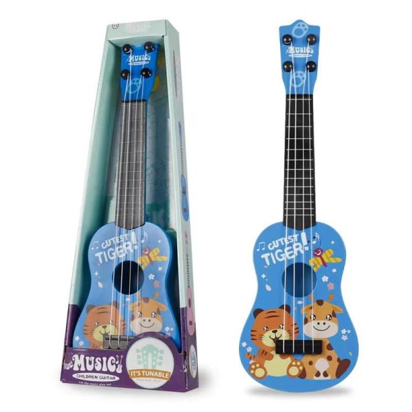 Children's Mini Guitar Toy: Playable, realistic ukulele instrument, musical fun for learning and enjoyment - Image 2