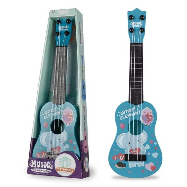 Children's Mini Guitar Toy: Playable, realistic ukulele instrument, musical fun for learning and enjoyment - Image 4