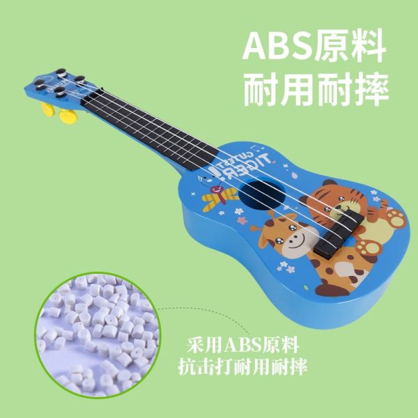 Children's Mini Guitar Toy: Playable, realistic ukulele instrument, musical fun for learning and enjoyment - Image 6