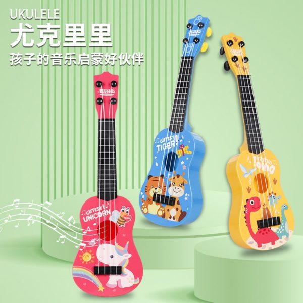 Children's Mini Guitar Toy: Playable, realistic ukulele instrument, musical fun for learning and enjoyment