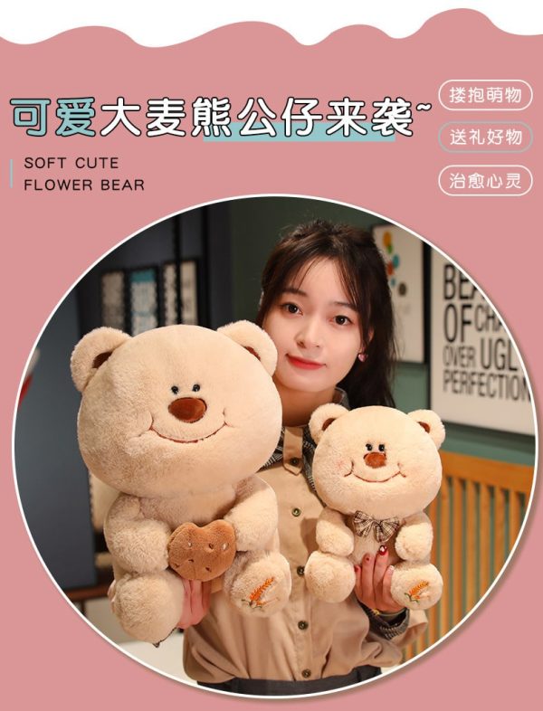Adorable Bear Plush Toy - Bear Doll for Cuddling, Sleeping, and Bed Decor, Ideal Birthday Gift for Girls - Image 3