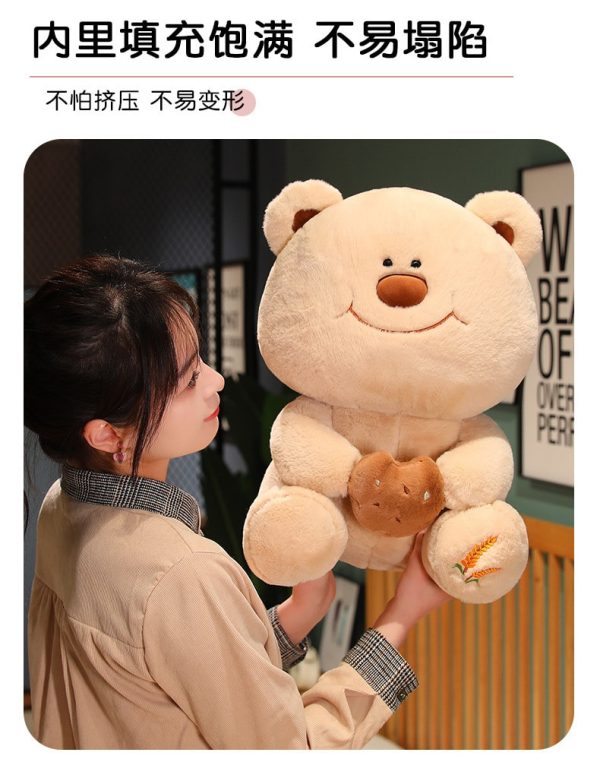 Adorable Bear Plush Toy - Bear Doll for Cuddling, Sleeping, and Bed Decor, Ideal Birthday Gift for Girls - Image 4
