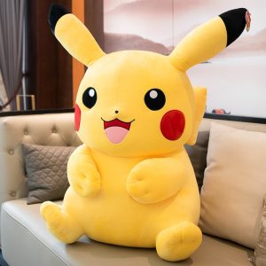 Adorable Elastic Pikachu Plush Toy - Ideal for Kids, Couples, and Friends