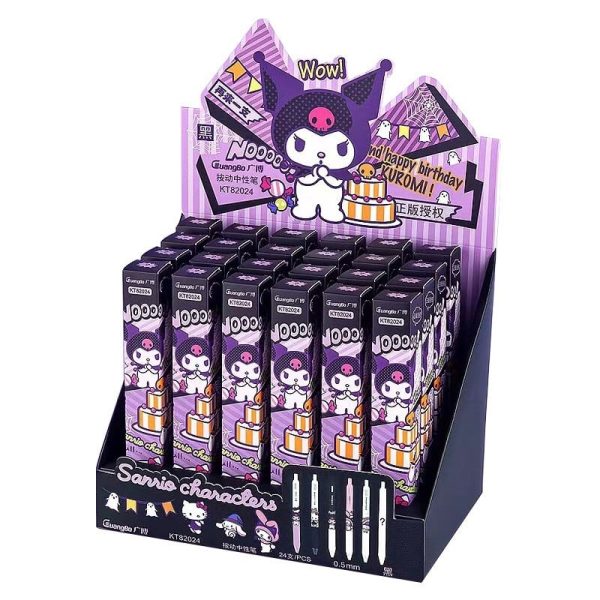 [SG Seller]Guangbo Blind Box Gel Pen Sanrio Kuromi Characters Black 0.5mm | Goodie Bag