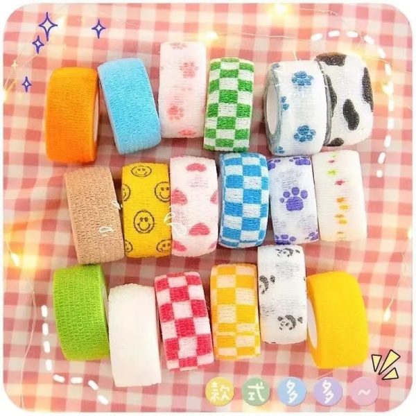 [SG Seller]2-meter long Cute Finger Protection bandage | cartoon | Fruit | Dotted|Random |Goodie Bag 2.5CM * 2m