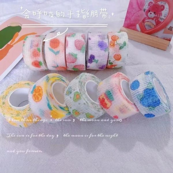 [SG Seller]2-meter long Cute Finger Protection bandage | cartoon | Fruit | Dotted|Random |Goodie Bag 2.5CM * 2m - Image 2